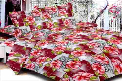 Cotton Flower Design Bed Sheet