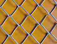 Chain Link Fence And Diamond Mesh