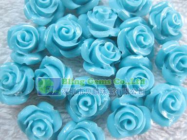 10mm Synthetic Blue Turquoise Beads