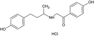 1-(4-hydroxyphenyl)-2-{[3-(4-hydroxyphenyl)- 1-methylpropyl]amino}Ethanone Hydrochloride