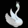 White Marble Bird Statue