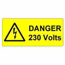 Electrical Danger Stickers