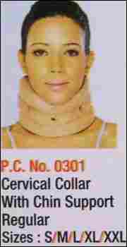 Cervical Collar With Chin Support Regular