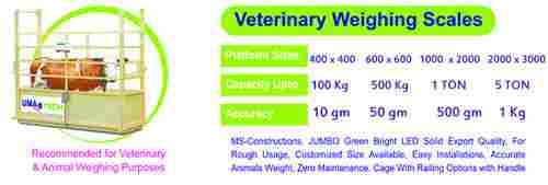 Veterinary Weighing Scales 1 TON