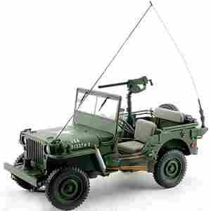 1:18 Willys Jeep Diecast Model