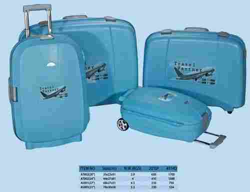 4 In 1 Combination Hard Case Set 2 Trolley Luggages And 2 Suitcases