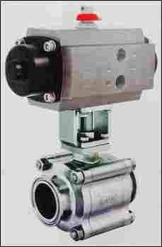 Tc End Ball Valve With Actuator