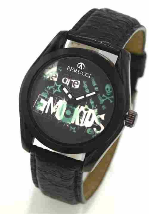 Perucci Wonderful Black Dial Watch
