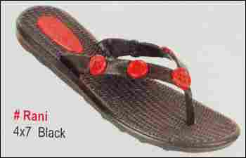 Rani Black Ladies Slippers