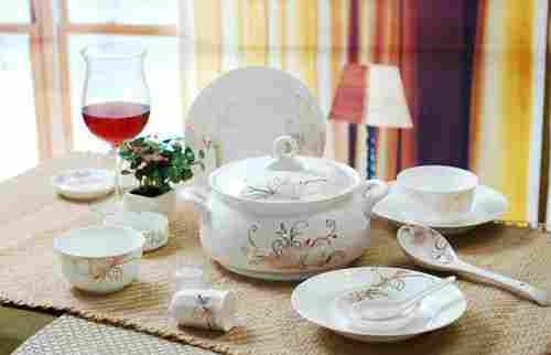 Designer Porcelain Melamine Dinner Set