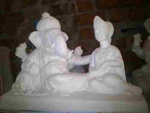 Clay Gypsum Ganesh Statues