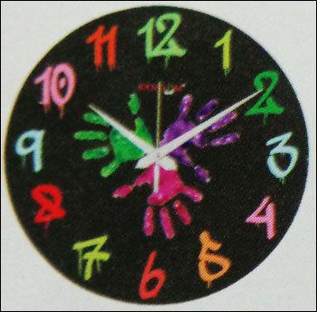 Colorful Hands Wall Clock