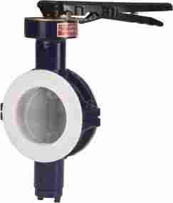 Lined Butterfly Valve Lever Operated