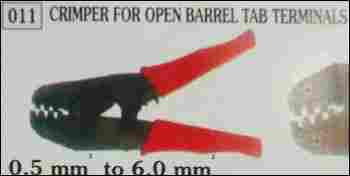 Crimper For Open Barrel Tab Terminals