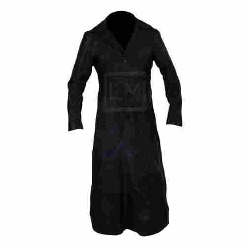 Blade Trinity Black Long Leather Trench Coat