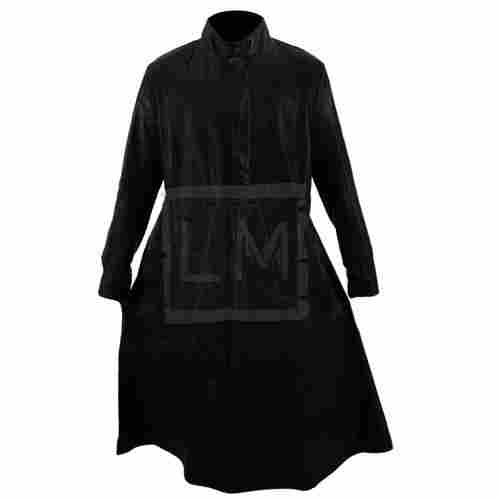 Matrix Genuine Leather Long Coat
