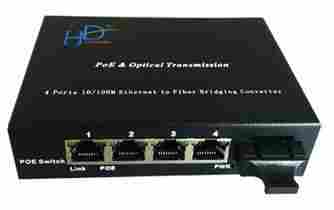 PoE(PSE) Media Converter And Fiber Optical Media Converter for HD-SDI CCTV