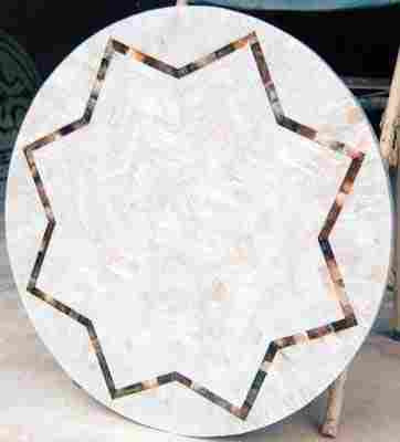 Pearl Inlaid Mosaic Table Tops