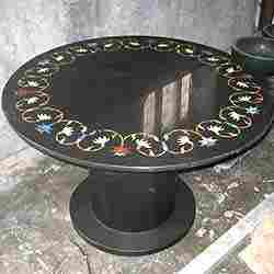 Black Marble Side Tables