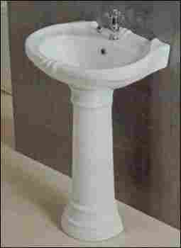 Glossy Pedestal Wash Basin