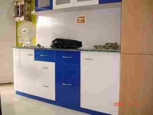 Colored PVC Kitchen Cabinet