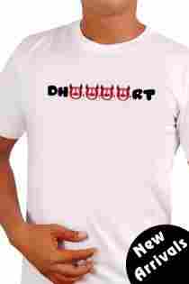 Round Neck Dhoort Printed T-shirt