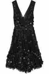 Mini Sequence Black Dress