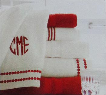 Durable Embroidered Towels