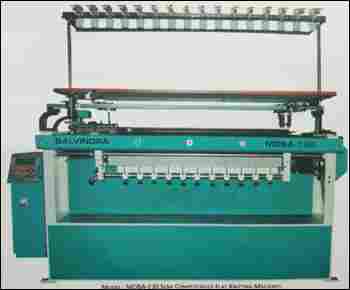Semi Computerised Flat Knitting Machine 