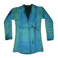 Fancy Silk Sibori Angrakhi Jacket