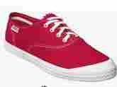 Men Red Canvas Shoe