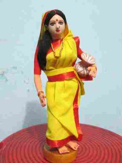 Decorative Handmade Wooden Doll