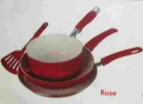 Ceramic Kitchen Pan Set - Rose (Wmcs 02)