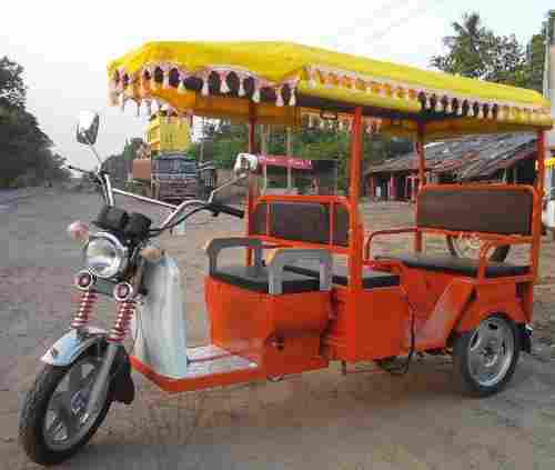 Orange Color E-Rickshaw