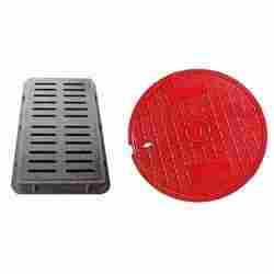 Round And Rectangular Rustproof Frp Manhole Cover For Drainage