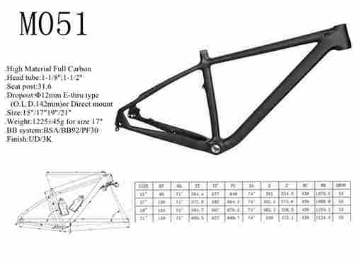 YD-M051 2014 Carbon Mountain Bike Frame