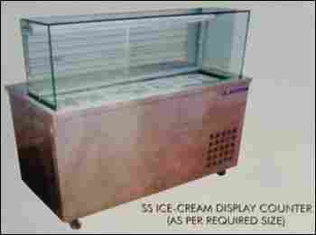 Ss Ice-Cream Display Counter