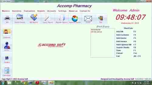 Pharcomp - Pharmacy Billing and Accounts Software