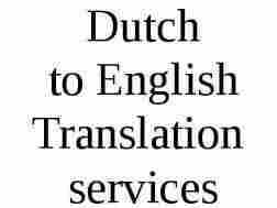  Translation Service