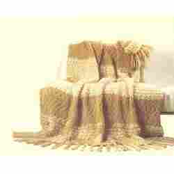 Hand Knitted Cashmere Throws