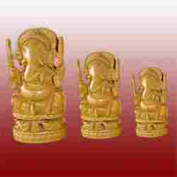 Ganesha Wooden Statues