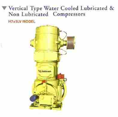 Vertical Type Water Cooled Lubricated And Non Lubricated Compressor