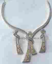 Fashion Zirconia Necklace Set