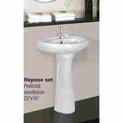 Pedestal Wash Basin-Repose Set (22" X 16")