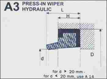 Press- In Wiper Hydraulic Wiper Seals