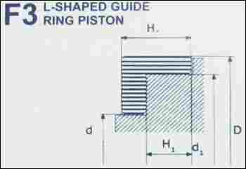 L- Shaped Guide Piston Rings