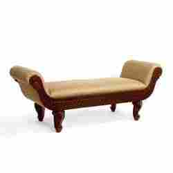 Wooden Chaise Lounge Sofa