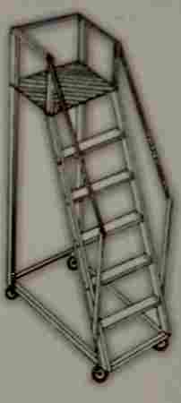 Aluminum Trolley Step Ladder