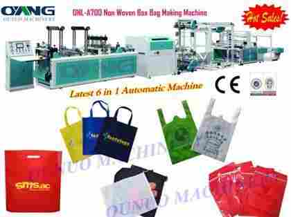 6 In 1 Non Woven Bag Making Machine Without Handle Attach