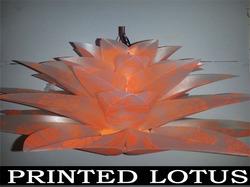 Printed Lotus Candle